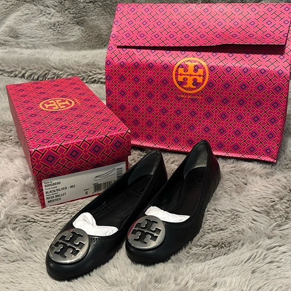 EUC Tory Burch Reva Ballet - Picture 1 of 4